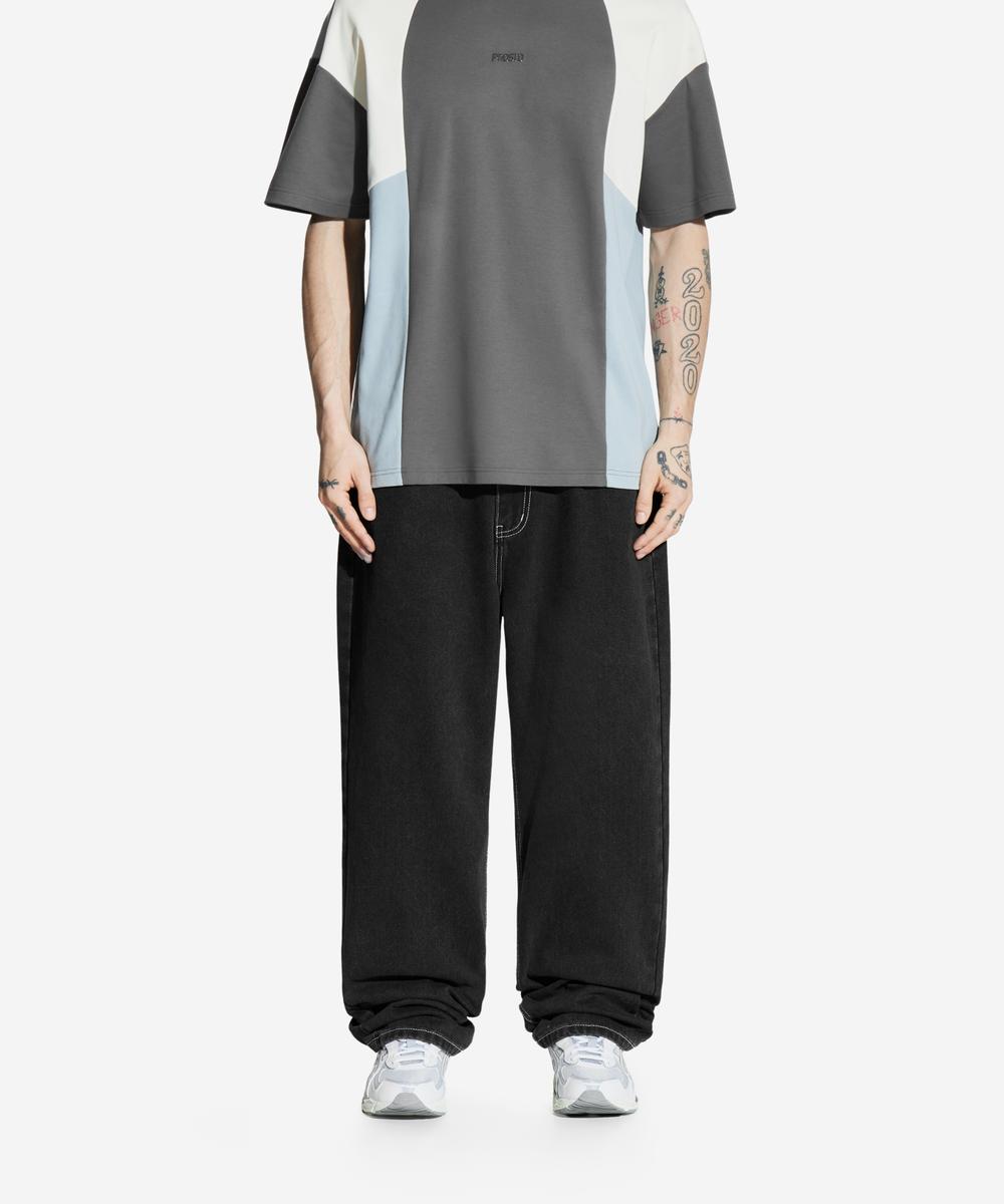 Slav jeansy męskie baggy czarne