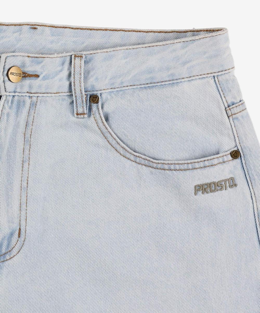 Overdyed jeansy męskie baggy jasnoniebieskie