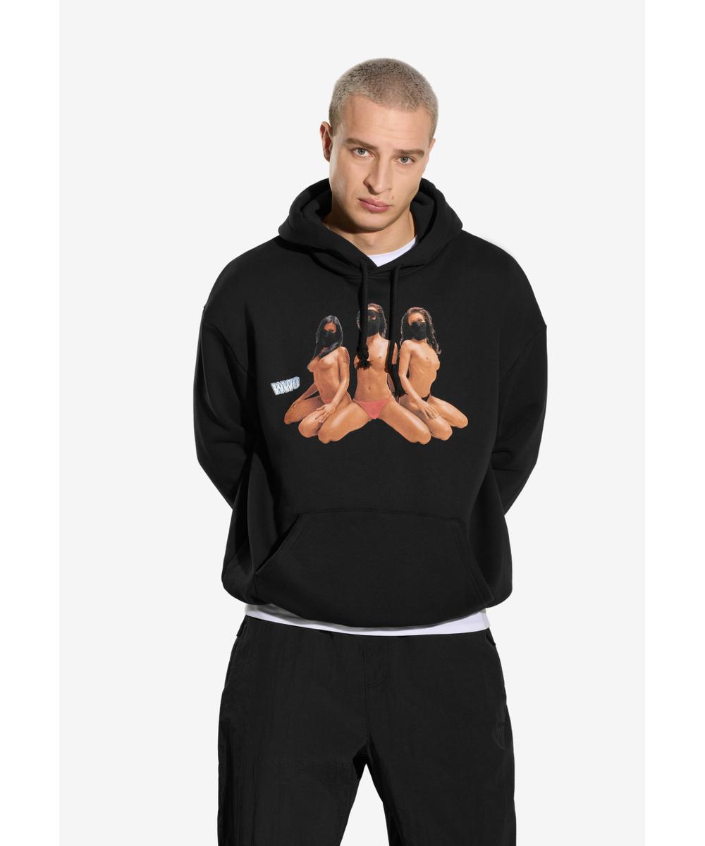 Misses bluza z kapturem czarna