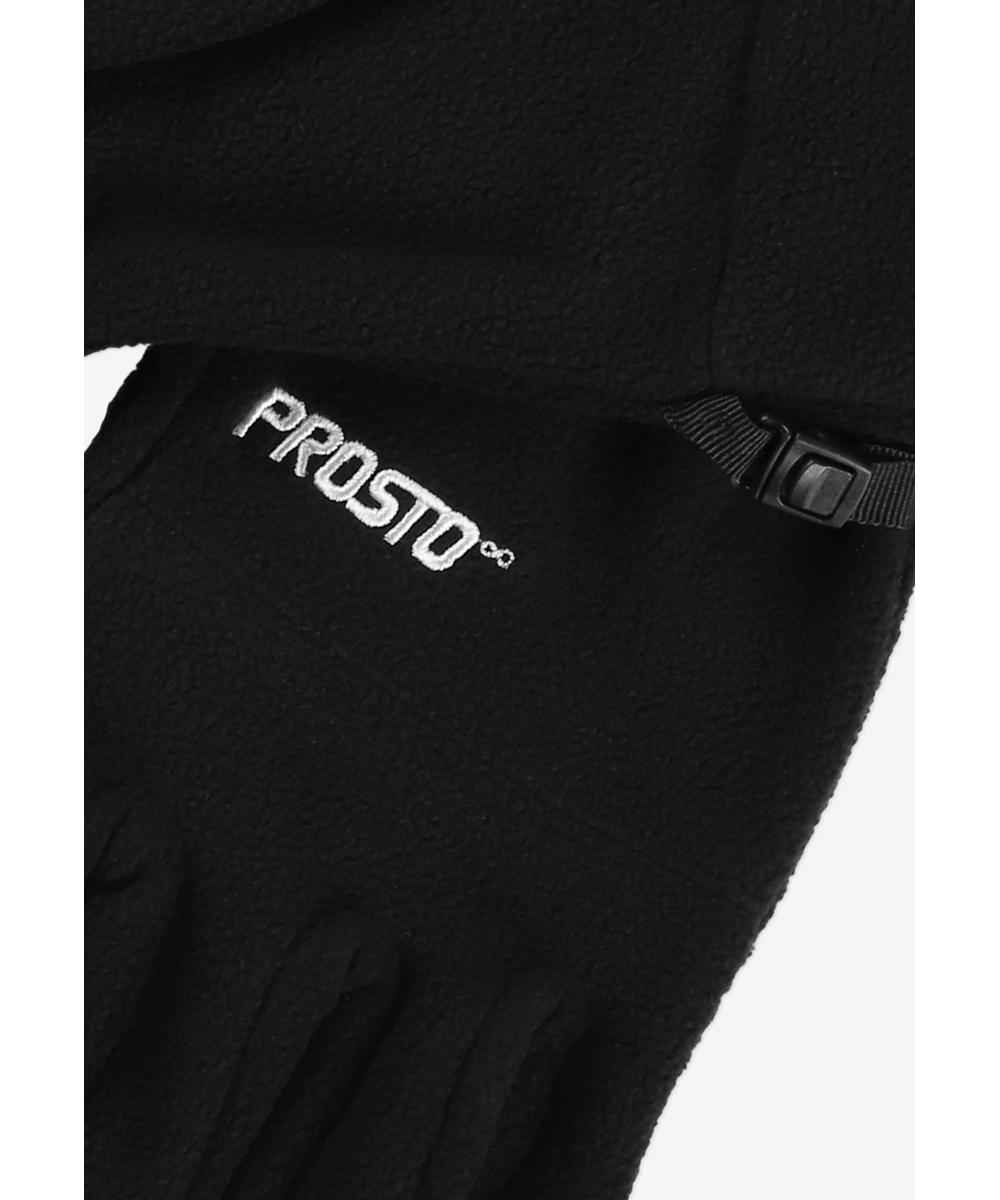 Fleece rękawiczki męskie czarne