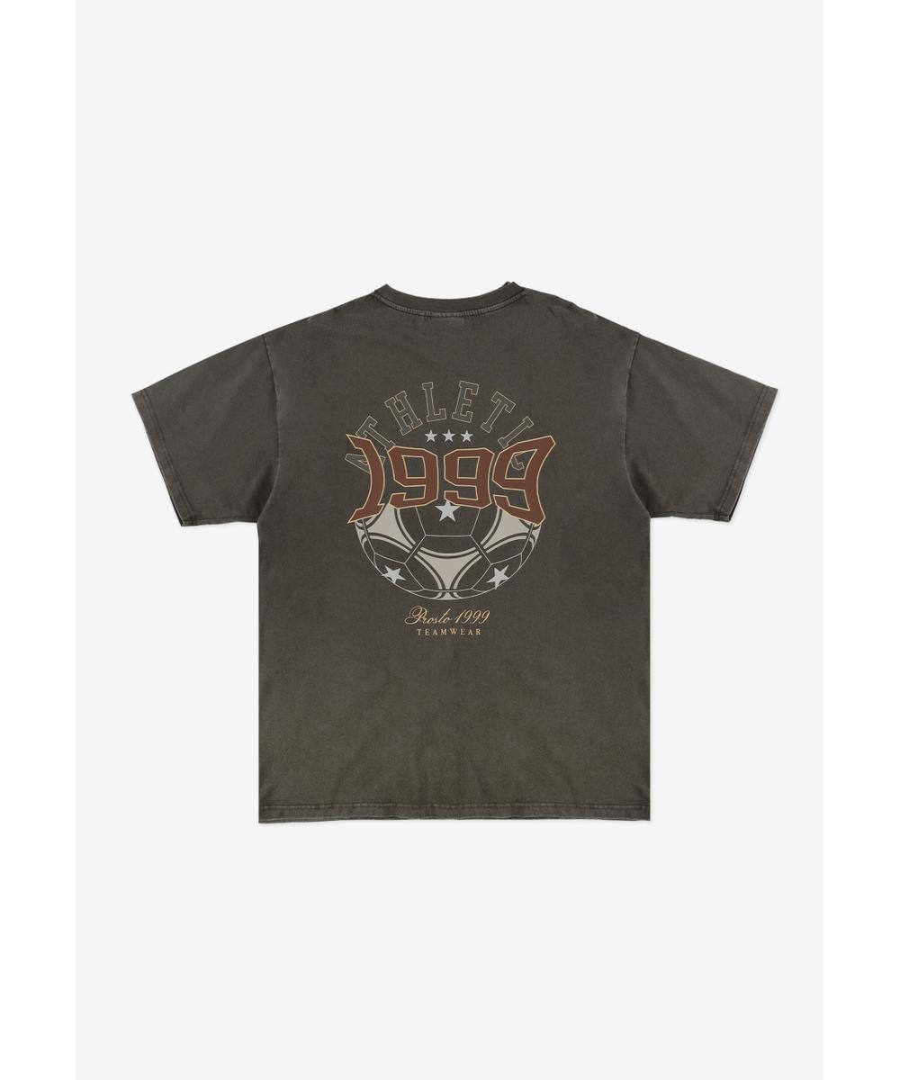 Athletic t-shirt męski brązowy