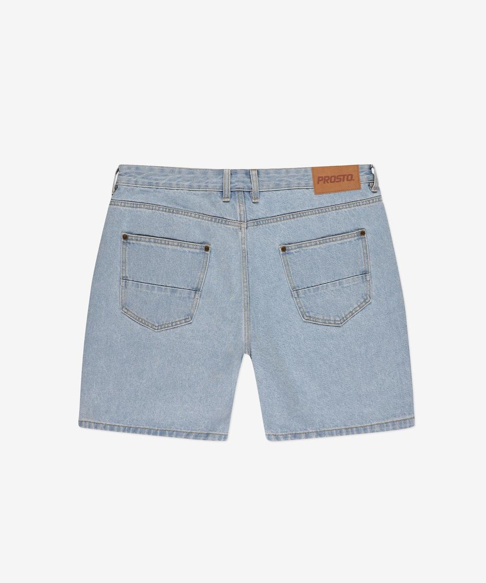 Jang jeansy krótkie męskie regular jasnoniebieskie
