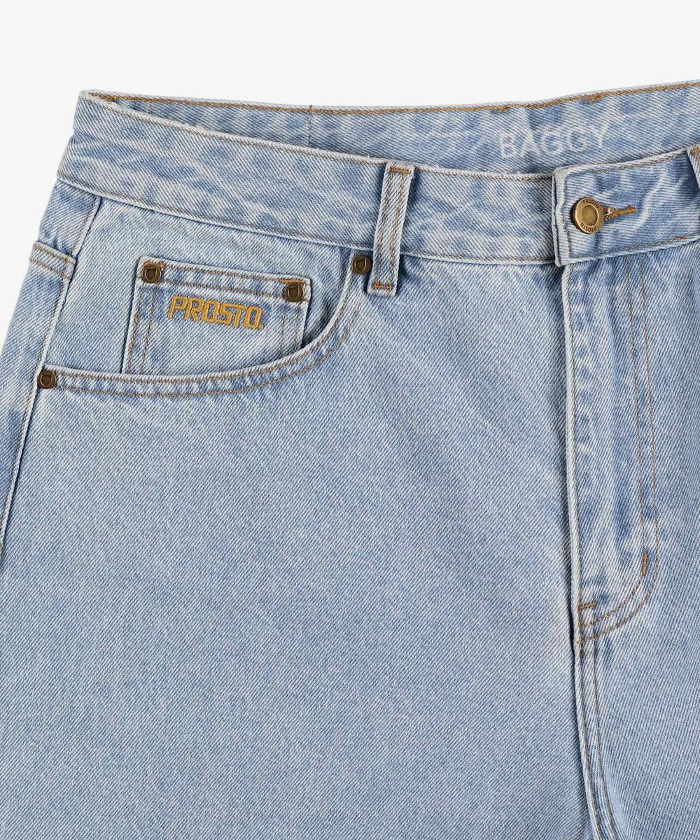 Baggy Slav jeansy męskie jasnoniebieskie