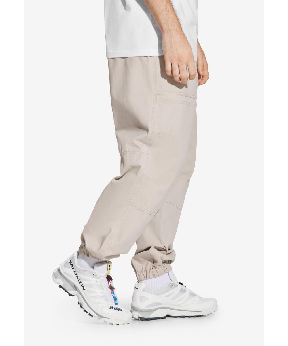 Baggy Slate joggery męskie bawełniane beżowe