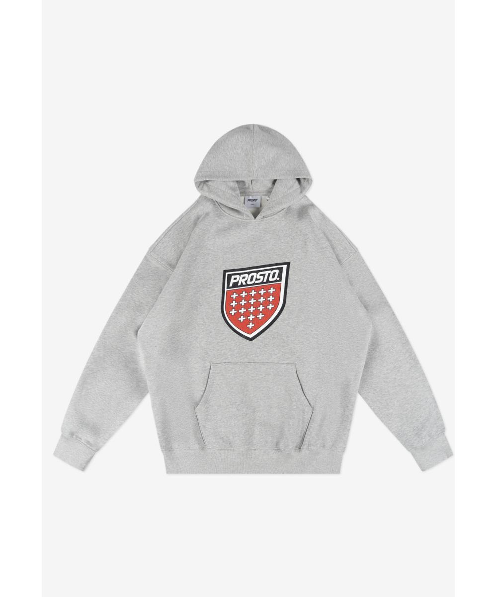 Infine bluza z kapturem szara