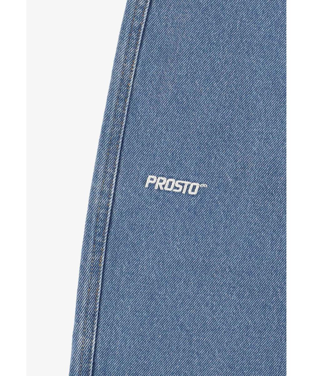 Dart Pants Work spodnie jeansy damskie niebieskie