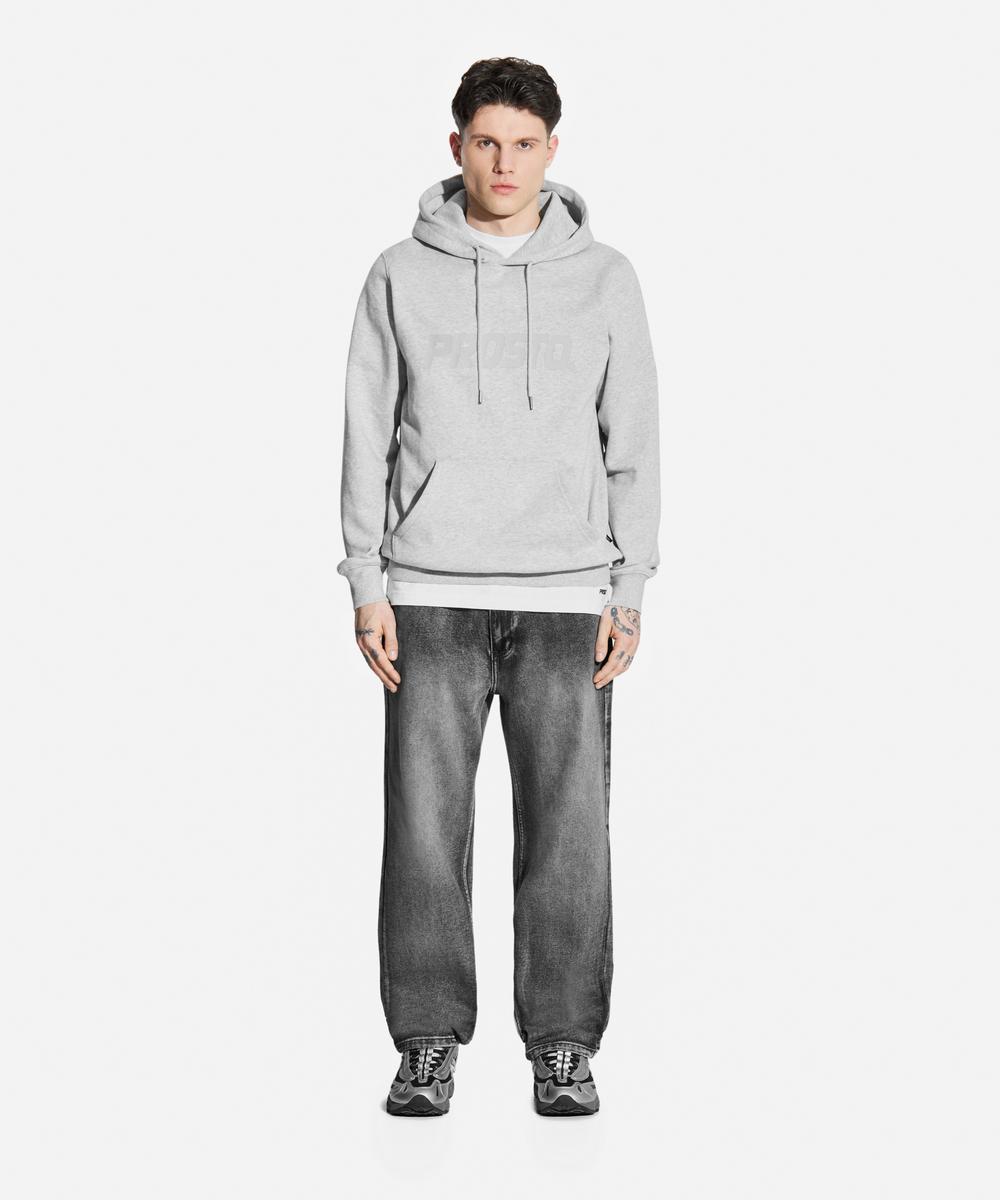 Matched bluza z kapturem męska szara