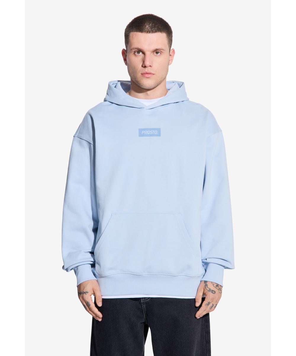 Box 2.0 bluza z kapturem męska jasnoniebieska