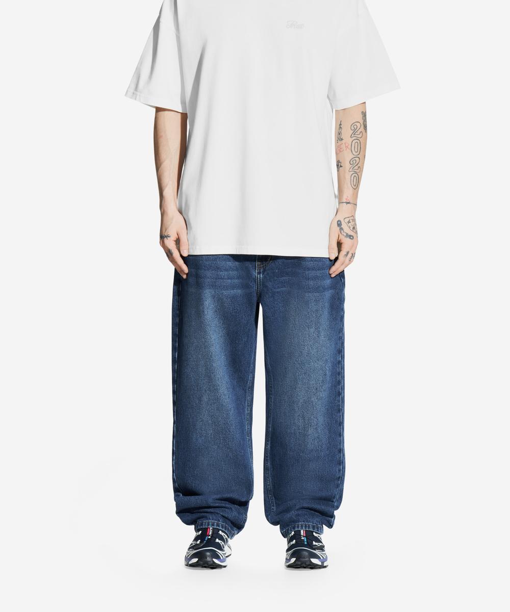 Class99 jeansy męskie baggy niebieskie