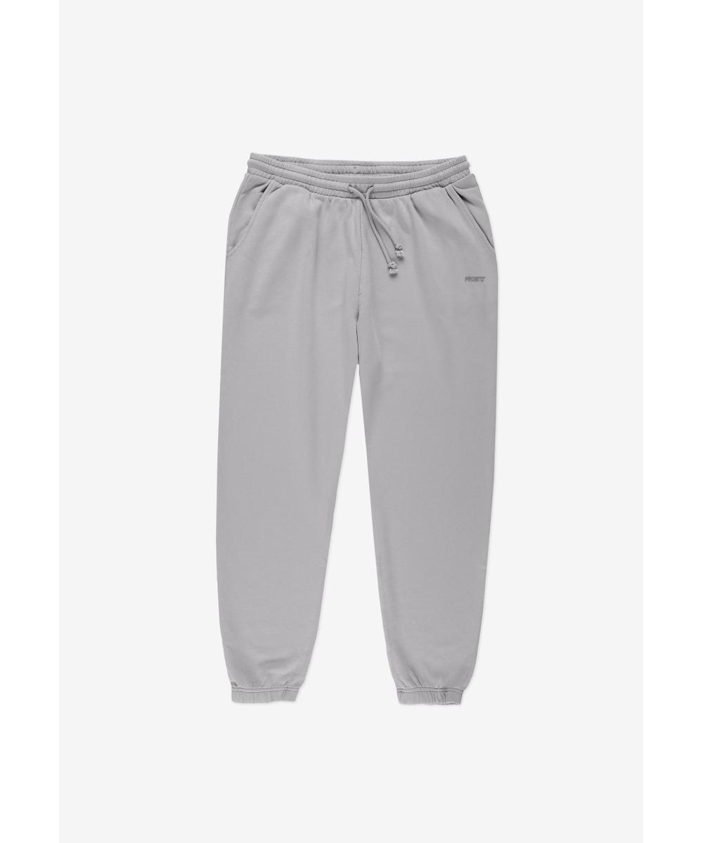 Big Log spodnie dresowe męskie przecierane szare