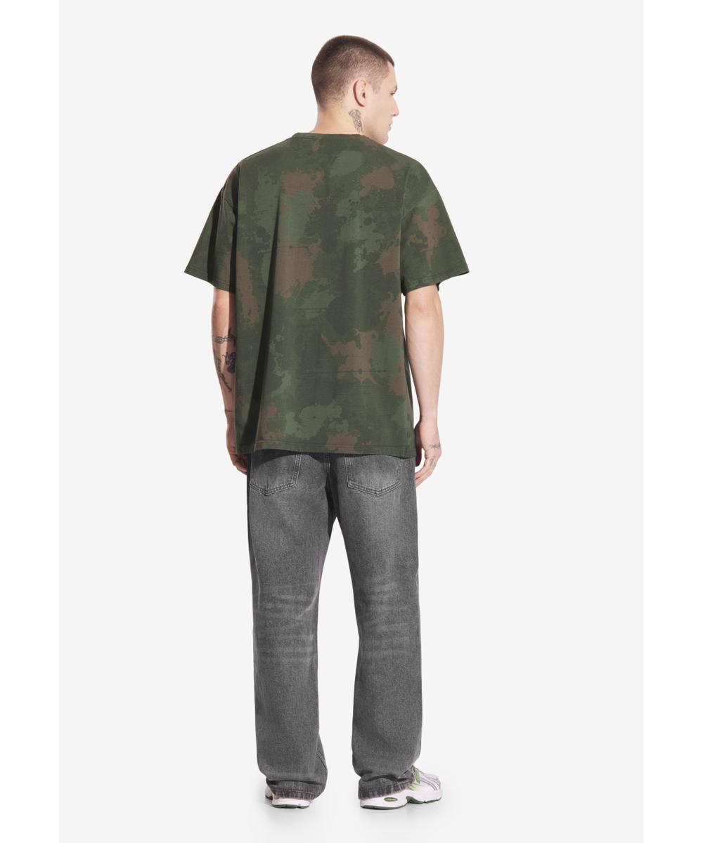 Camo t-shirt bawełniany moro
