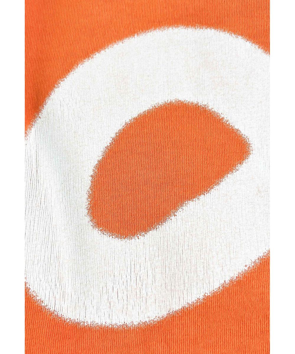 Infinity D t-shirt oversize męski bawełniany pomarańczowy