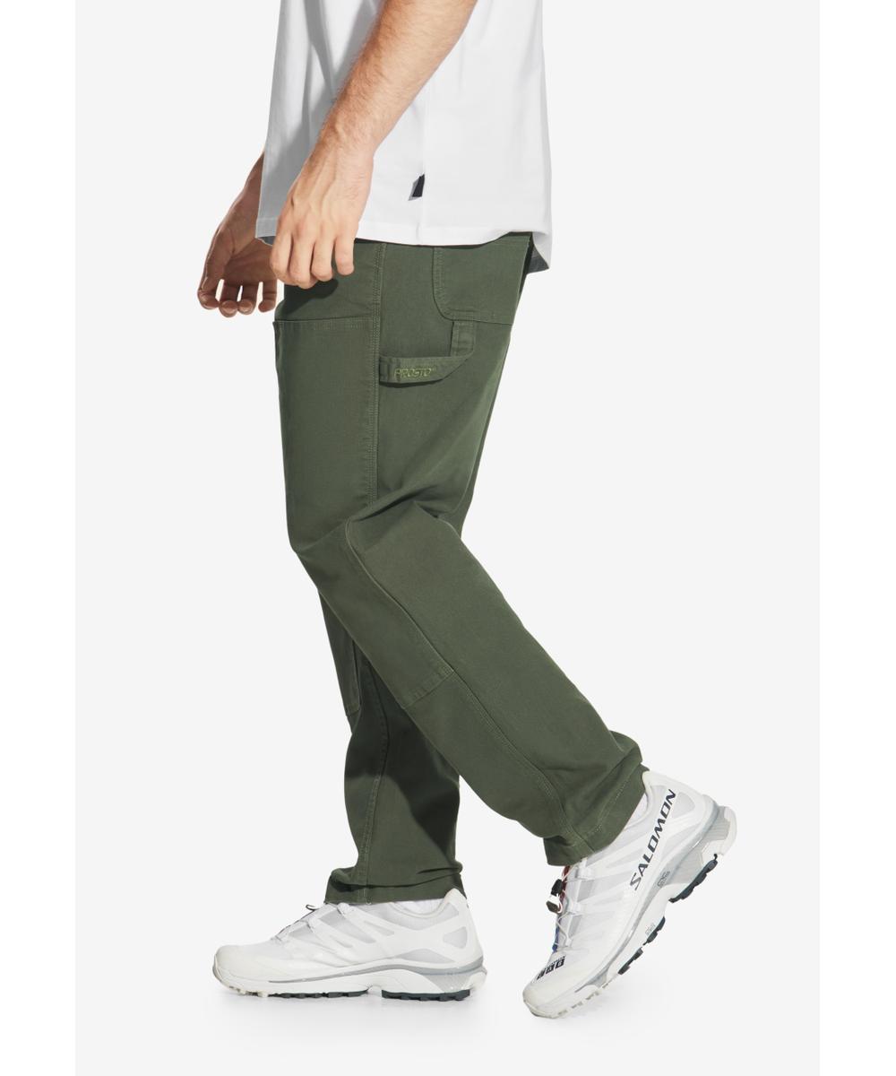 Work spodnie męskie bawełniane oliwkowe