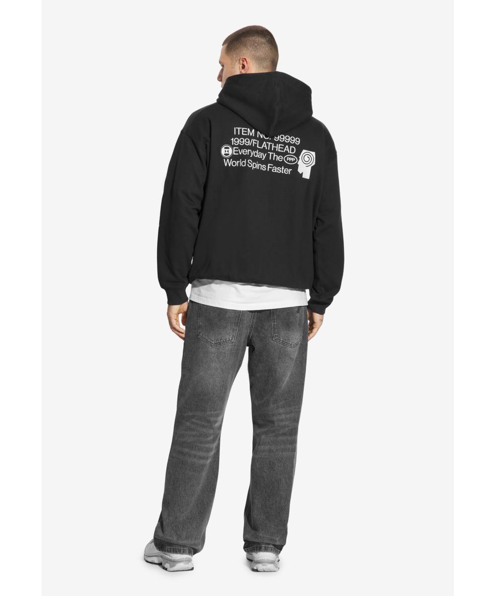 Flathead bluza z kapturem męska czarna