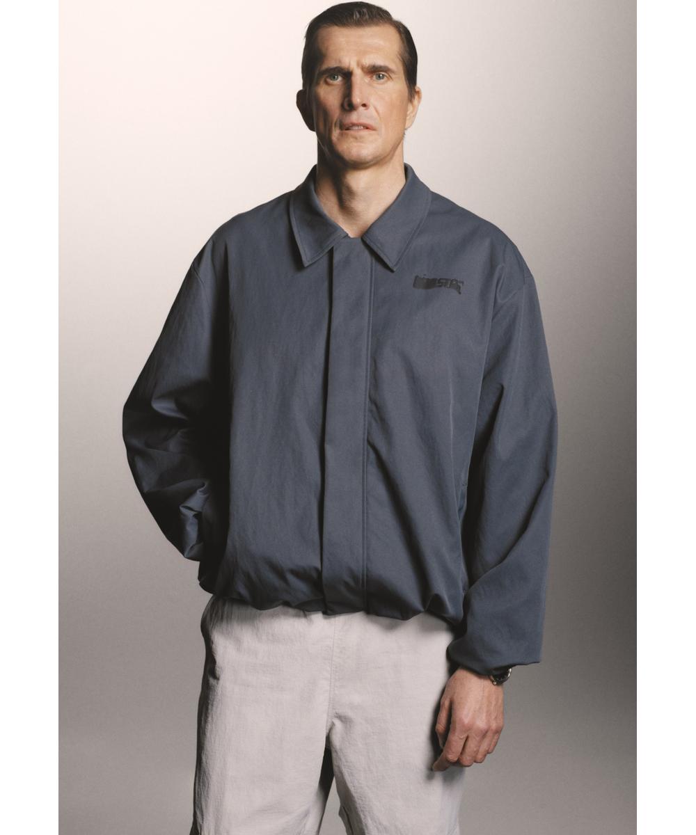 Jacket Splash kurtka oversize męska ciemnoszara