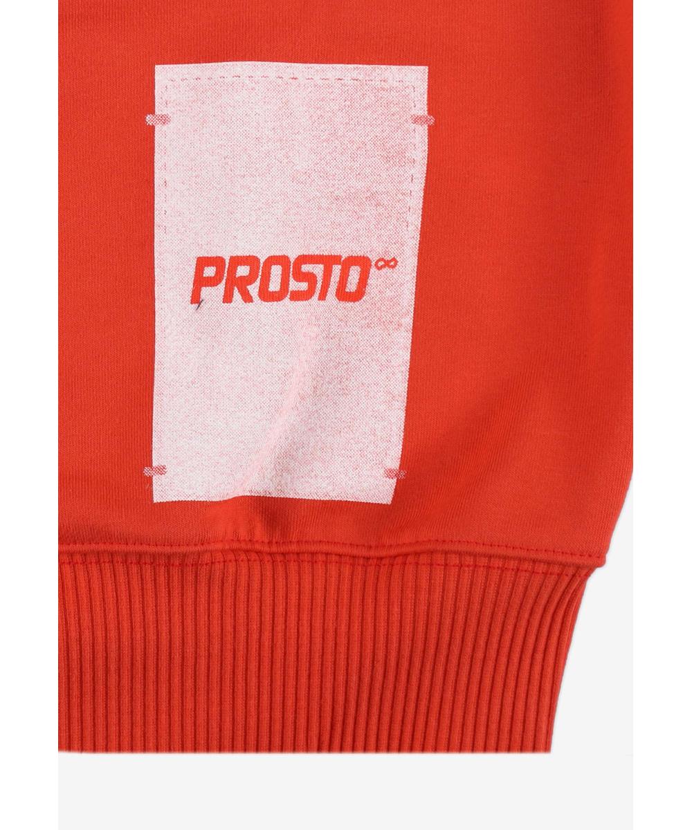 Bomb bluza bez kaptura damska czerwona