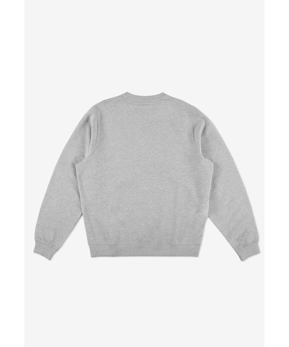 Subtle Logo bluza męska bawełniana szara