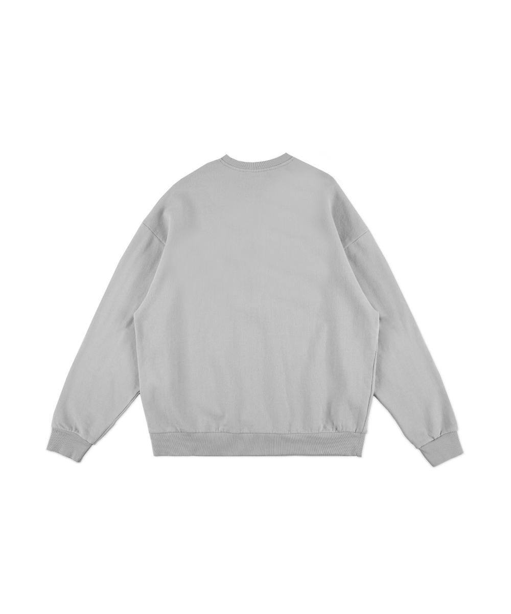 Graffiti bluza męska bawełniana szara