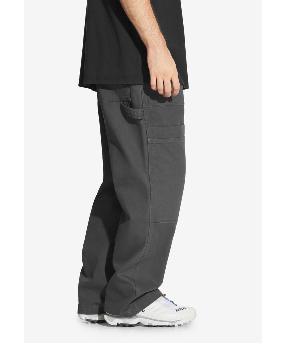 Utility spodnie męskie bawełniane ciemnoszare