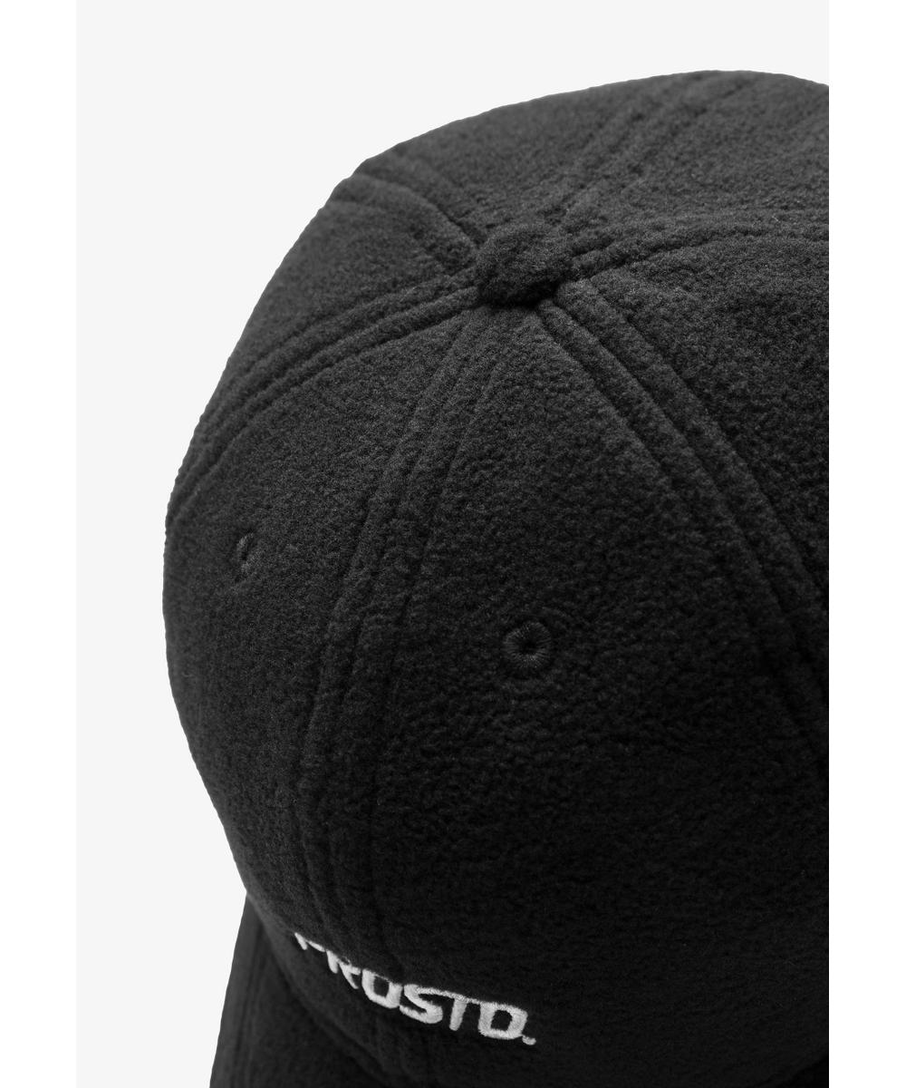 Fleece czapka z daszkiem czarna