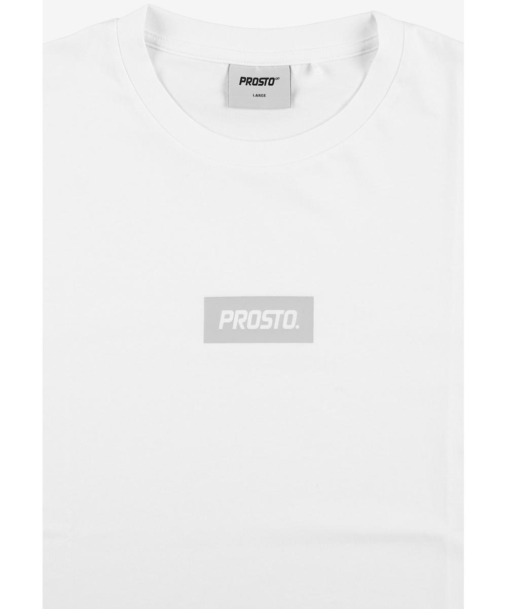 Box Logo t-shirt męski bawełniany biały