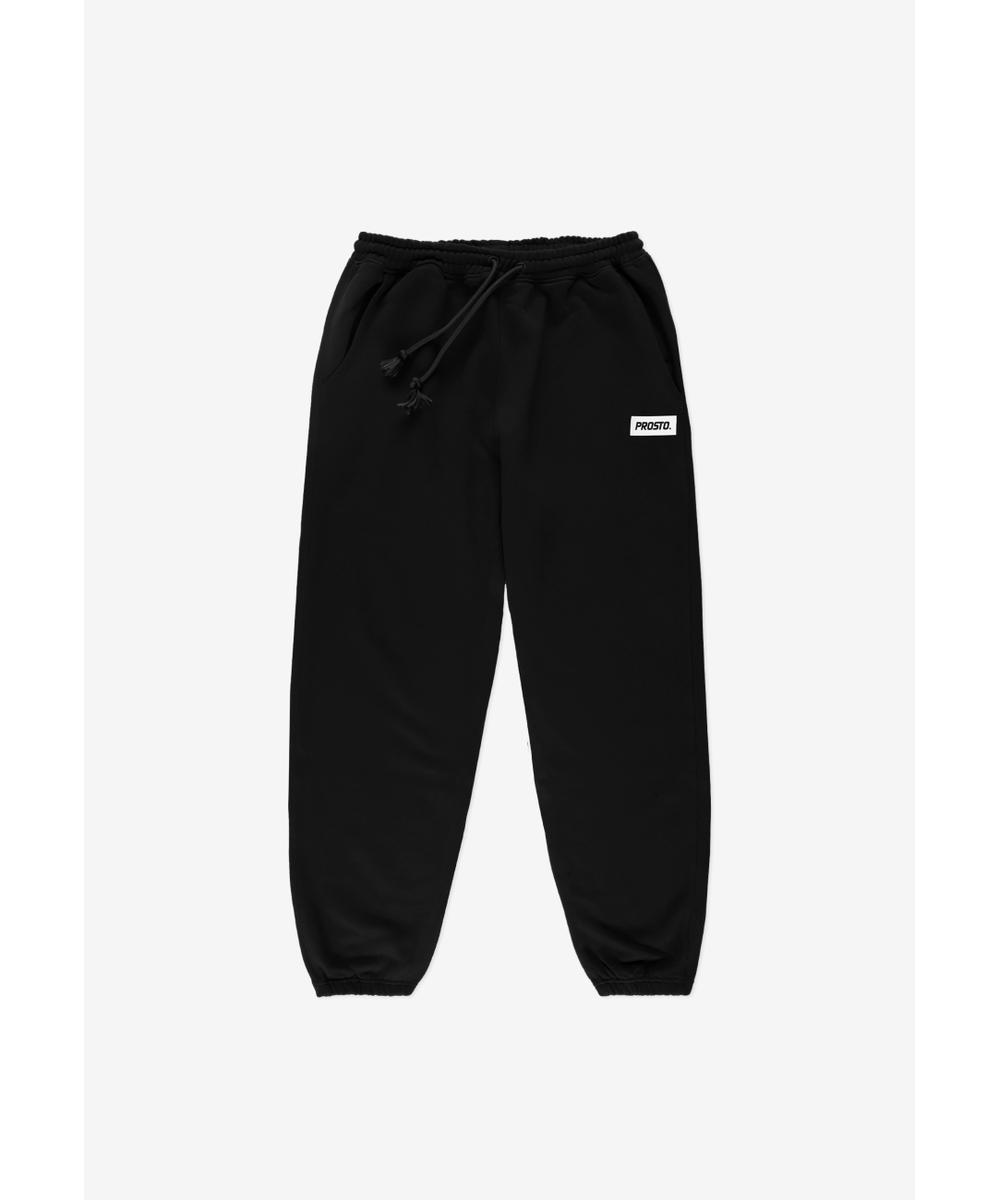 Box spodnie dresowe męskie czarne