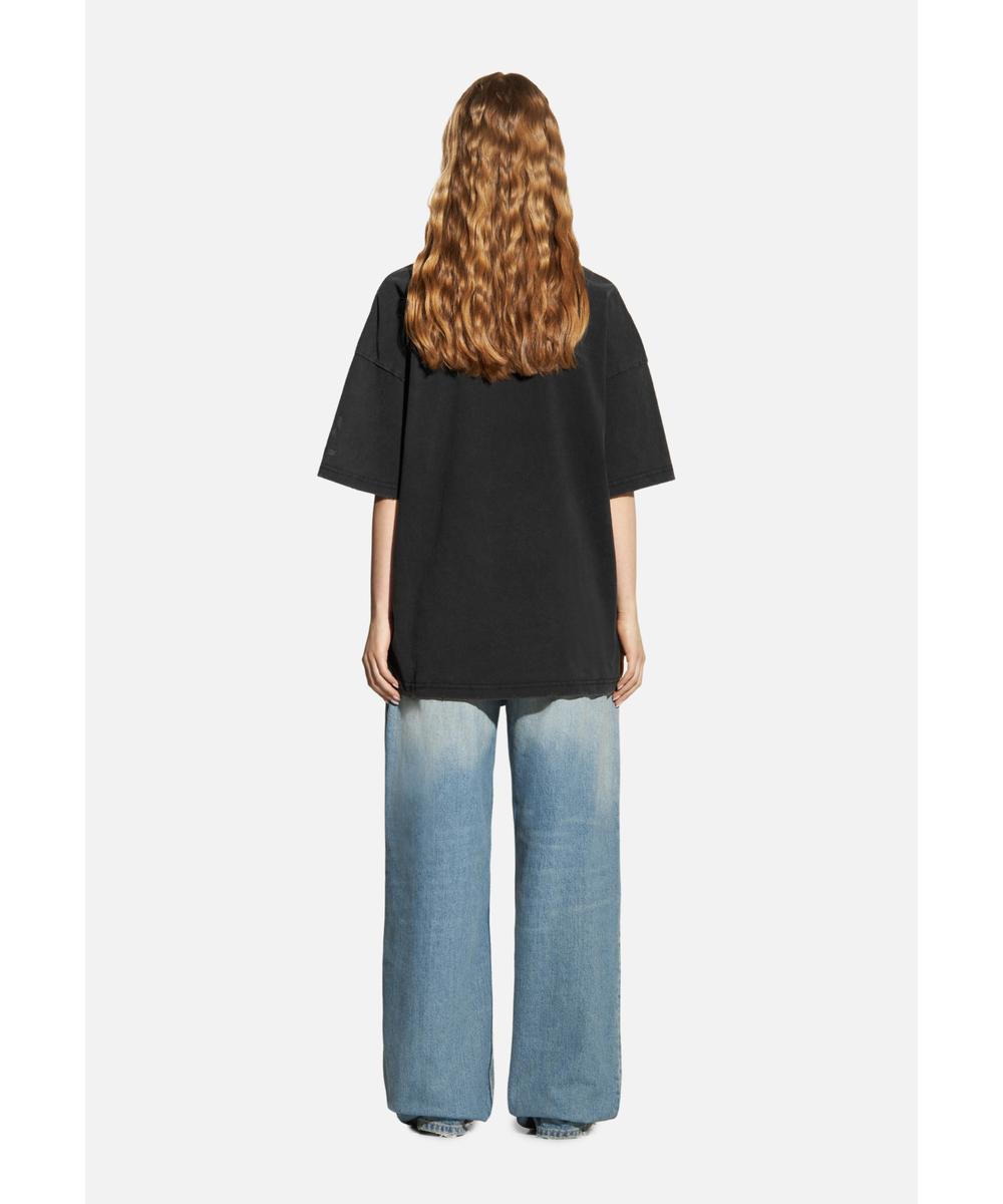 Infinity t-shirt bawełniany czarny