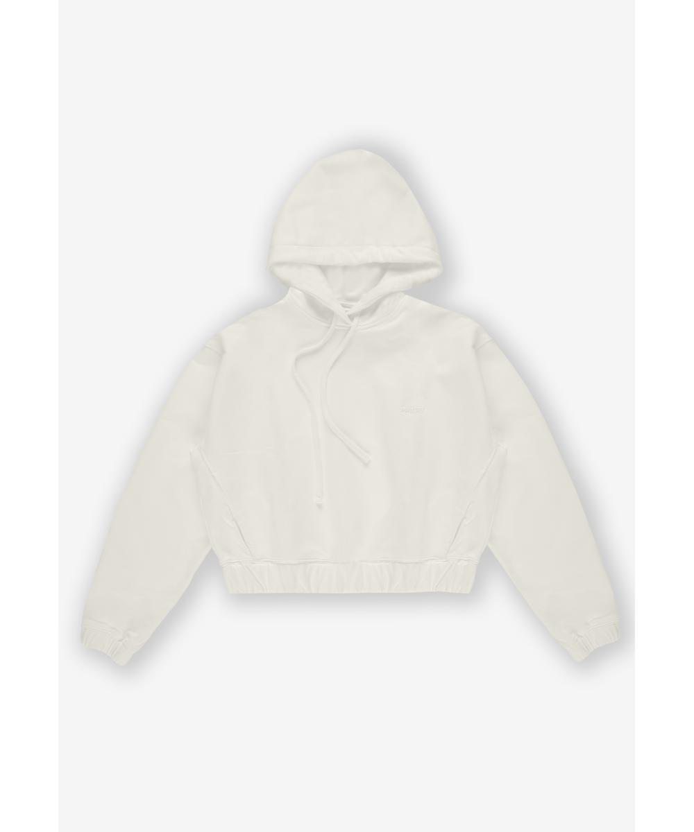 Bomb bluza z kapturem damska biała