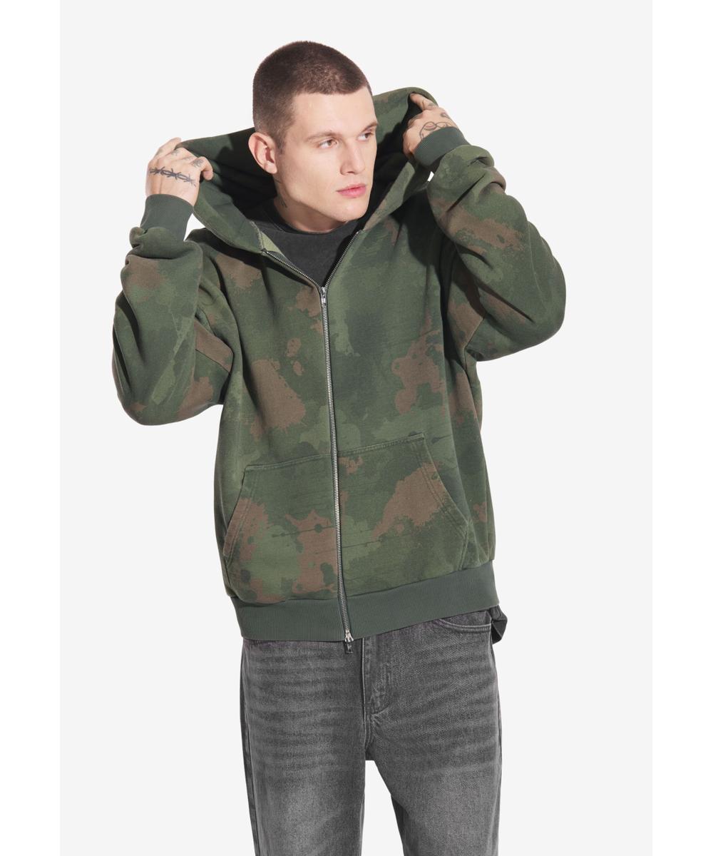 Camo bluza z kapturem moro
