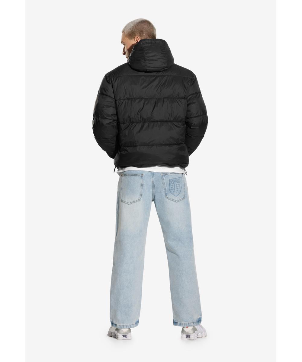 Shield jeansy baggy męskie jasnoniebieskie