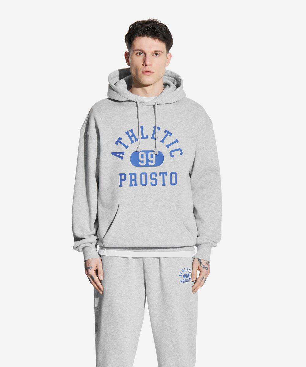 Athletic99 bluza z kapturem męska szara