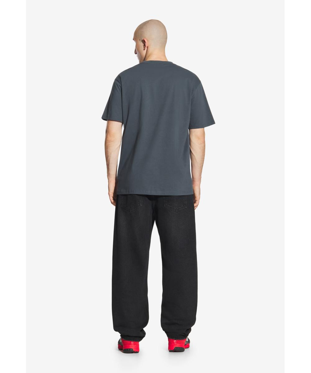 Collage t-shirt męski bawełniany czarny