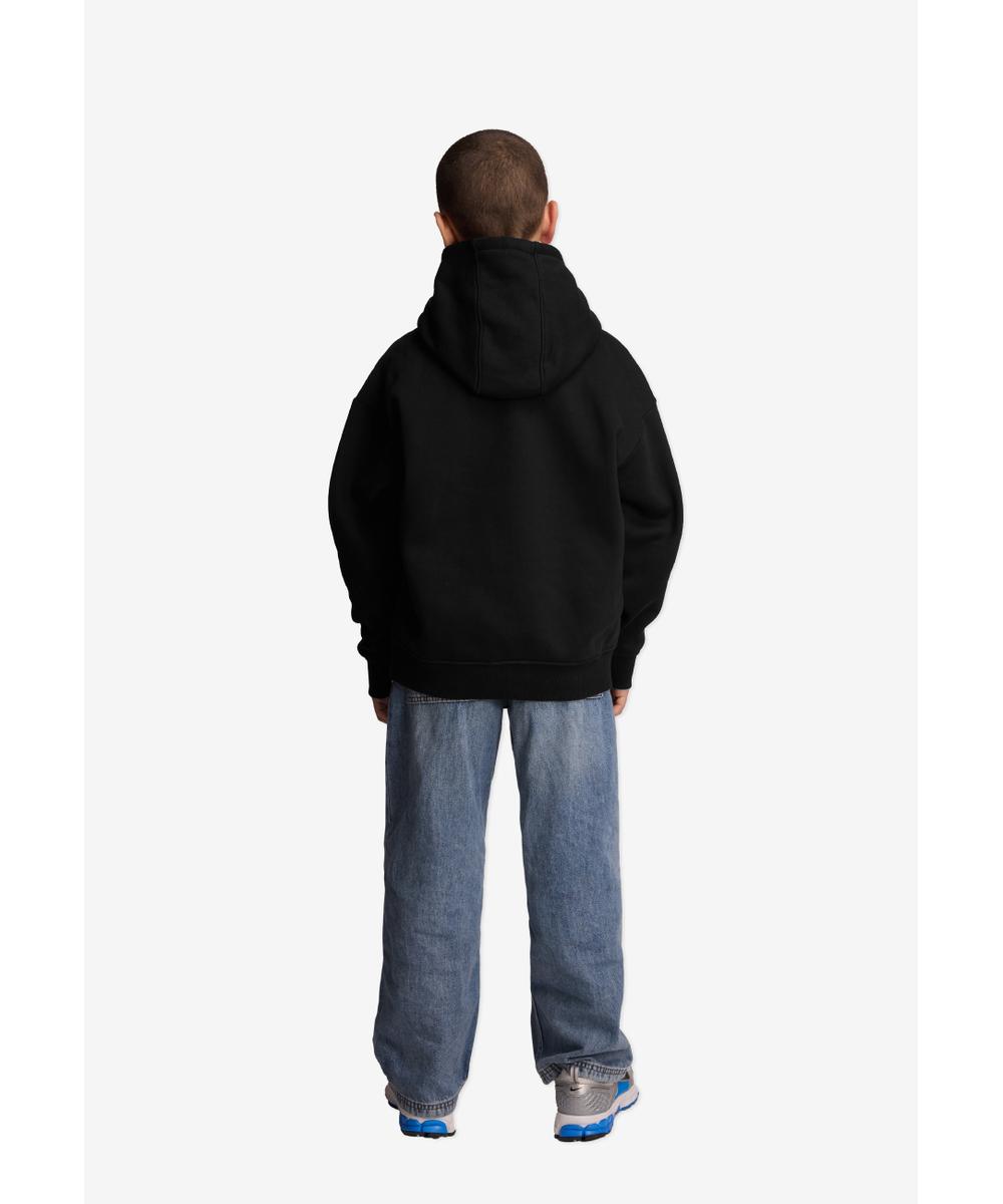 Backstage bluza dziecięca z kapturem czarna