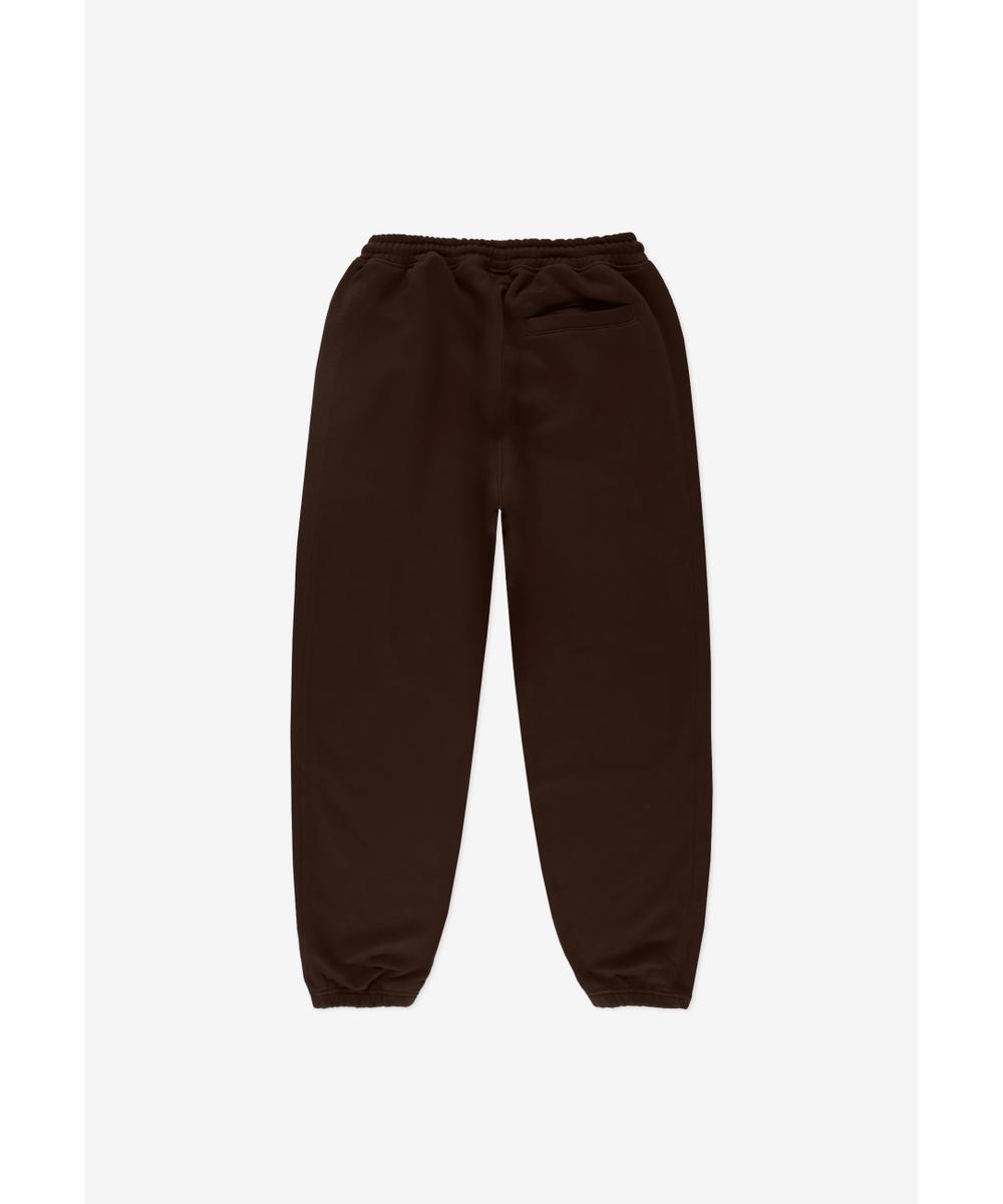 Rony spodnie dresowe męskie ciemnobrązowe