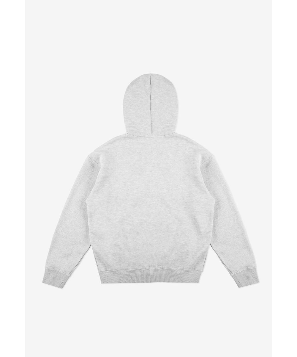 Box bluza z kapturem męska szara