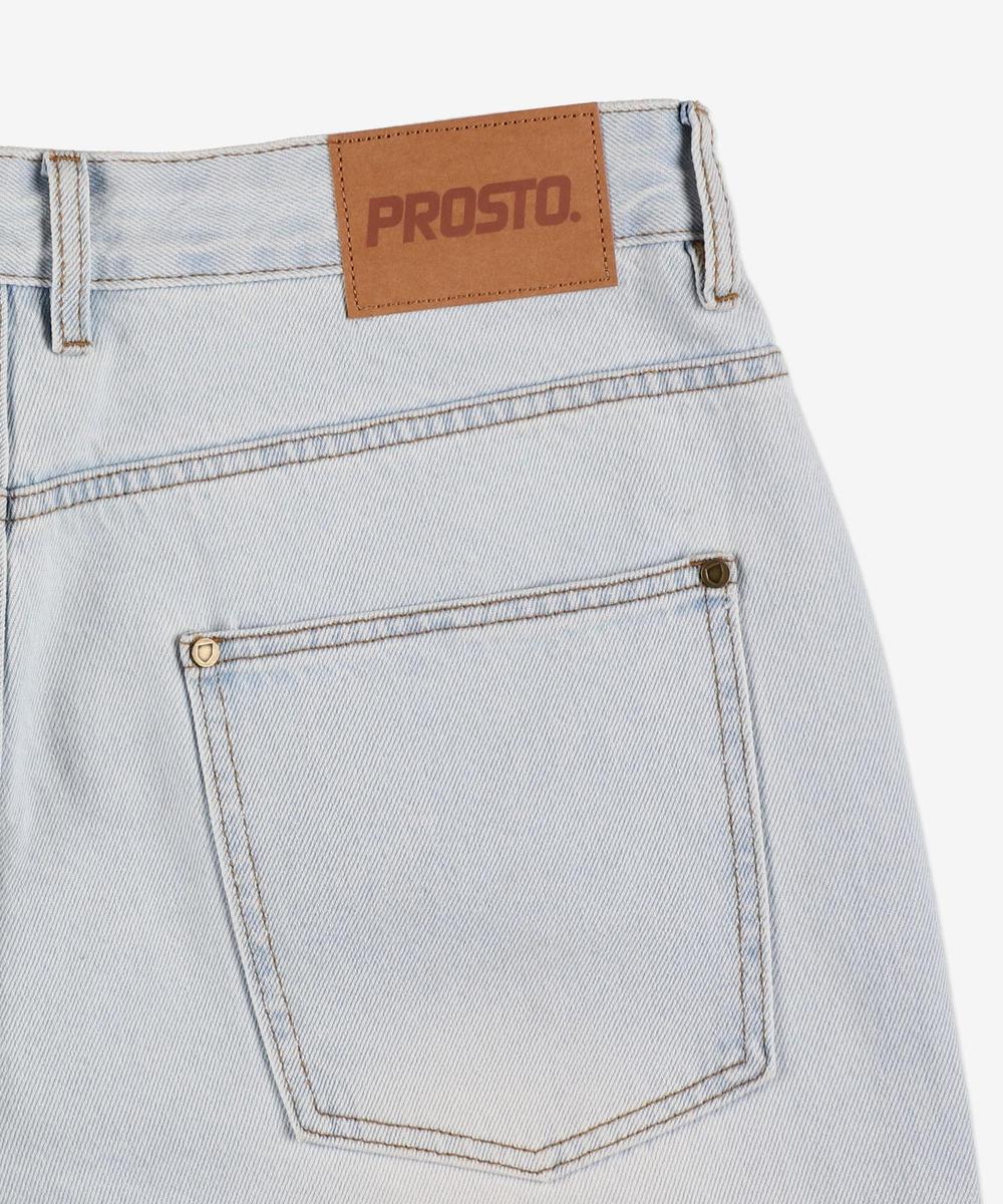 Overdyed jeansy męskie baggy jasnoniebieskie