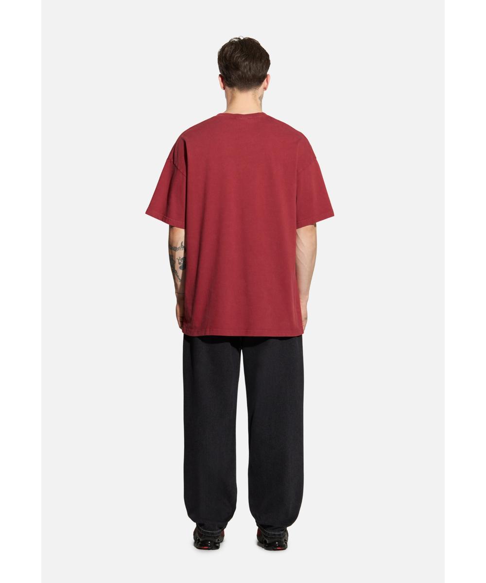 Bull t-shirt męski czerwony