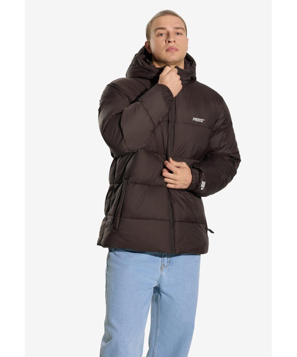 Puffer 404 kurtka męska brązowa