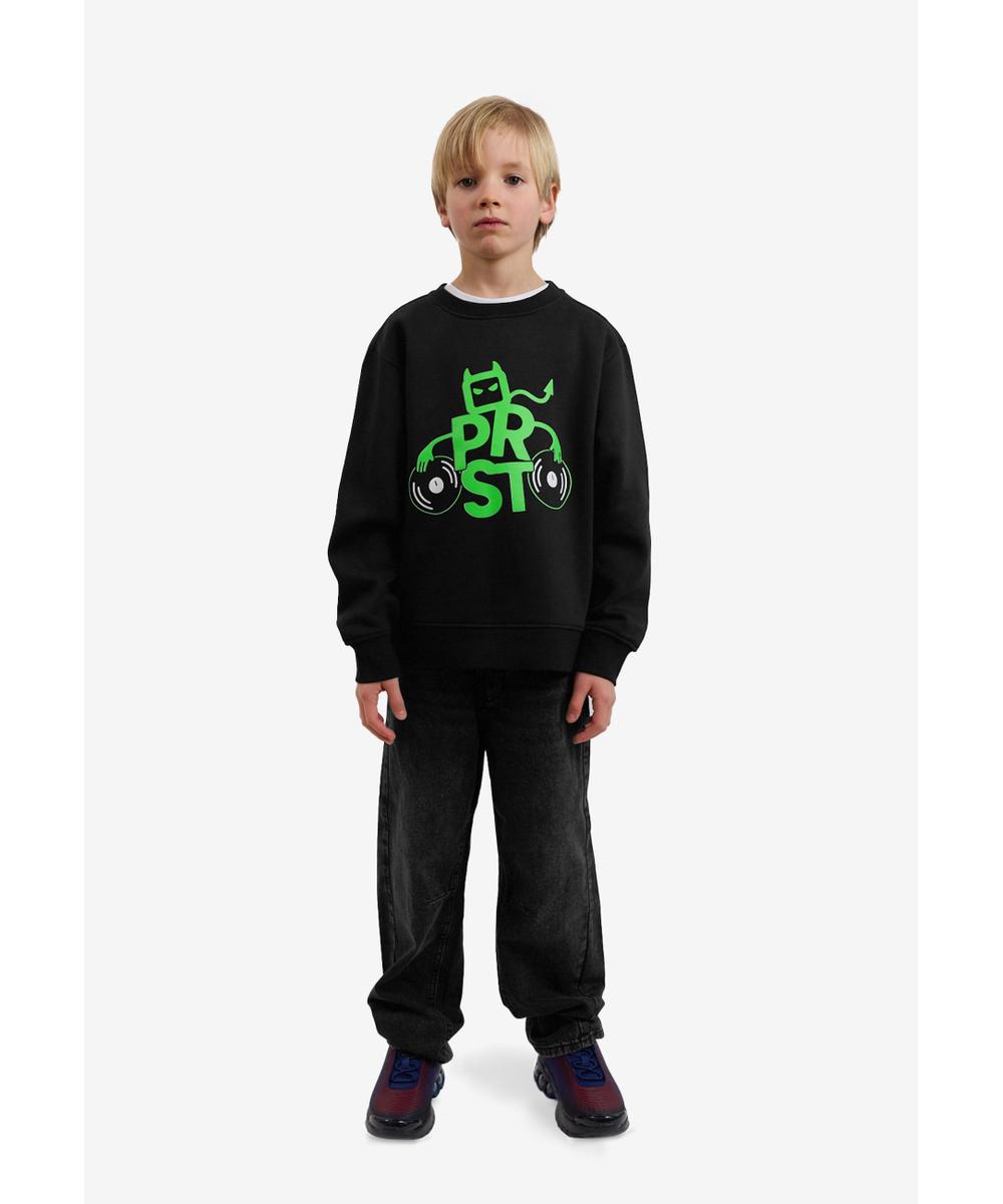 Techno bluza dziecięca czarna