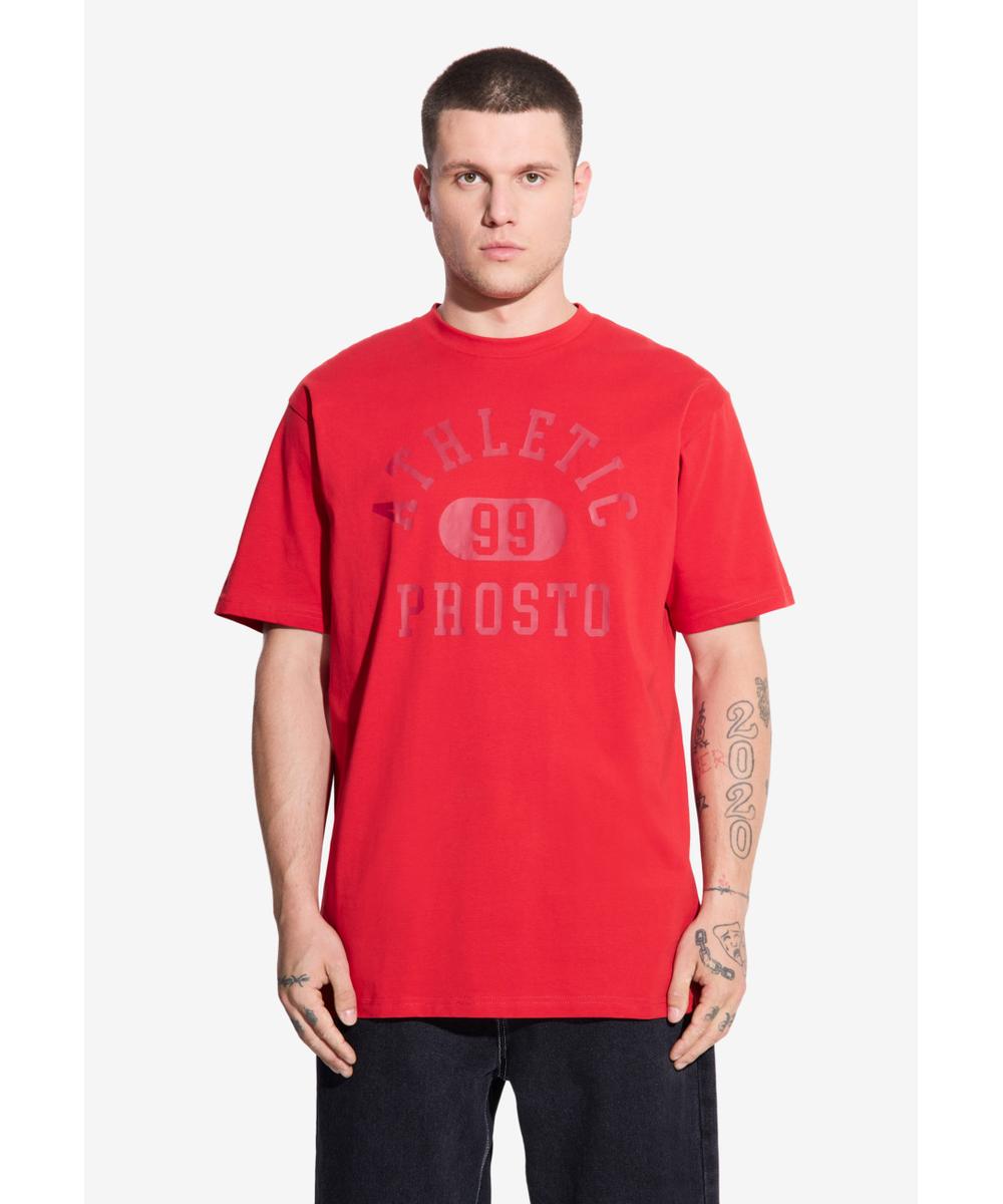 Athletic t-shirt męski czerwony