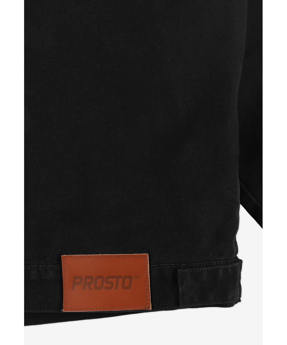 24-HR bawełniana kurtka męska czarna