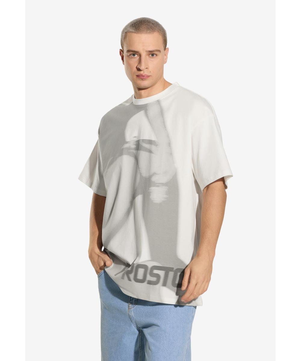 NSFW t-shirt bawełniany biały