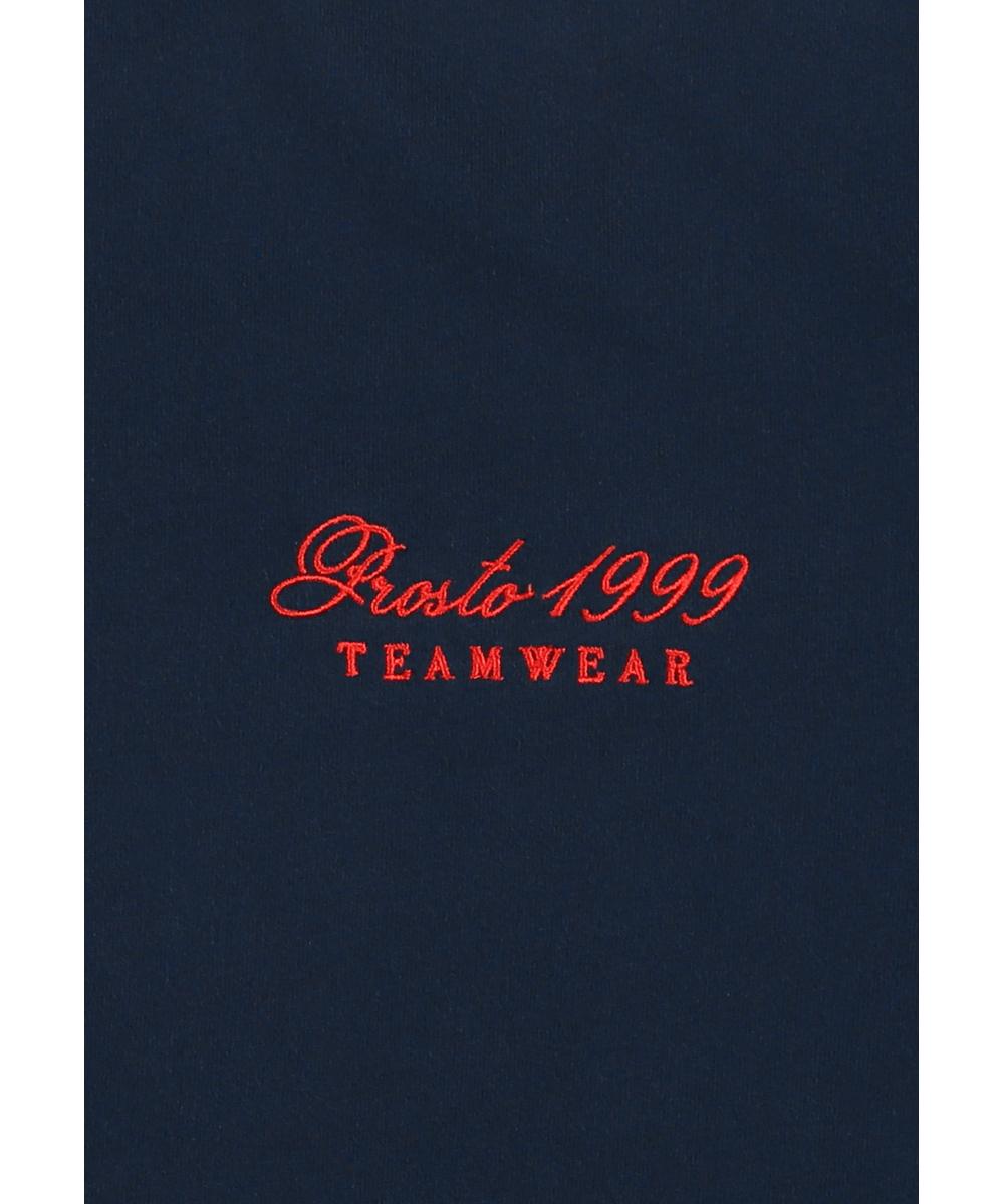 Team t-shirt bawełniany granatowy