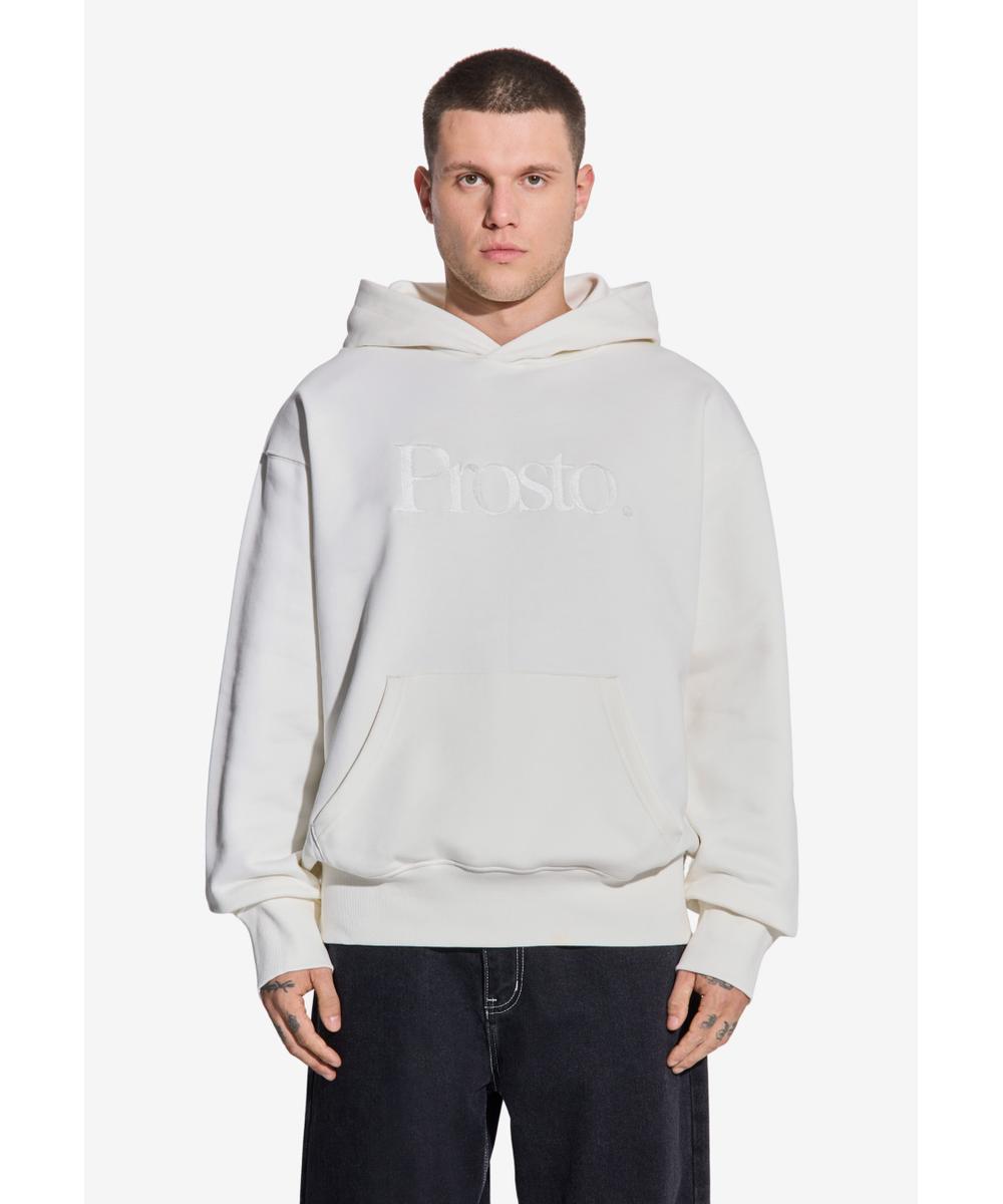 Mizo bluza z kapturem męska kremowa