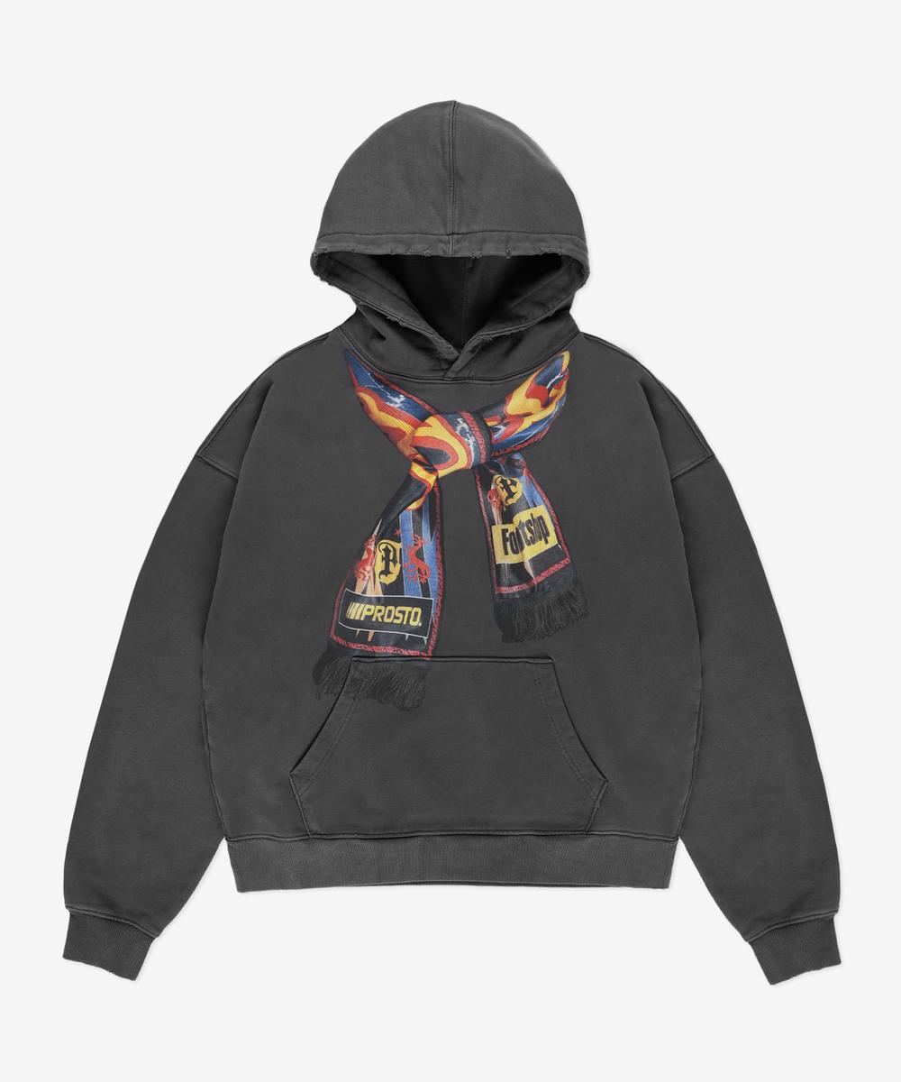 FTSHP x Prosto bluza z kapturem szara