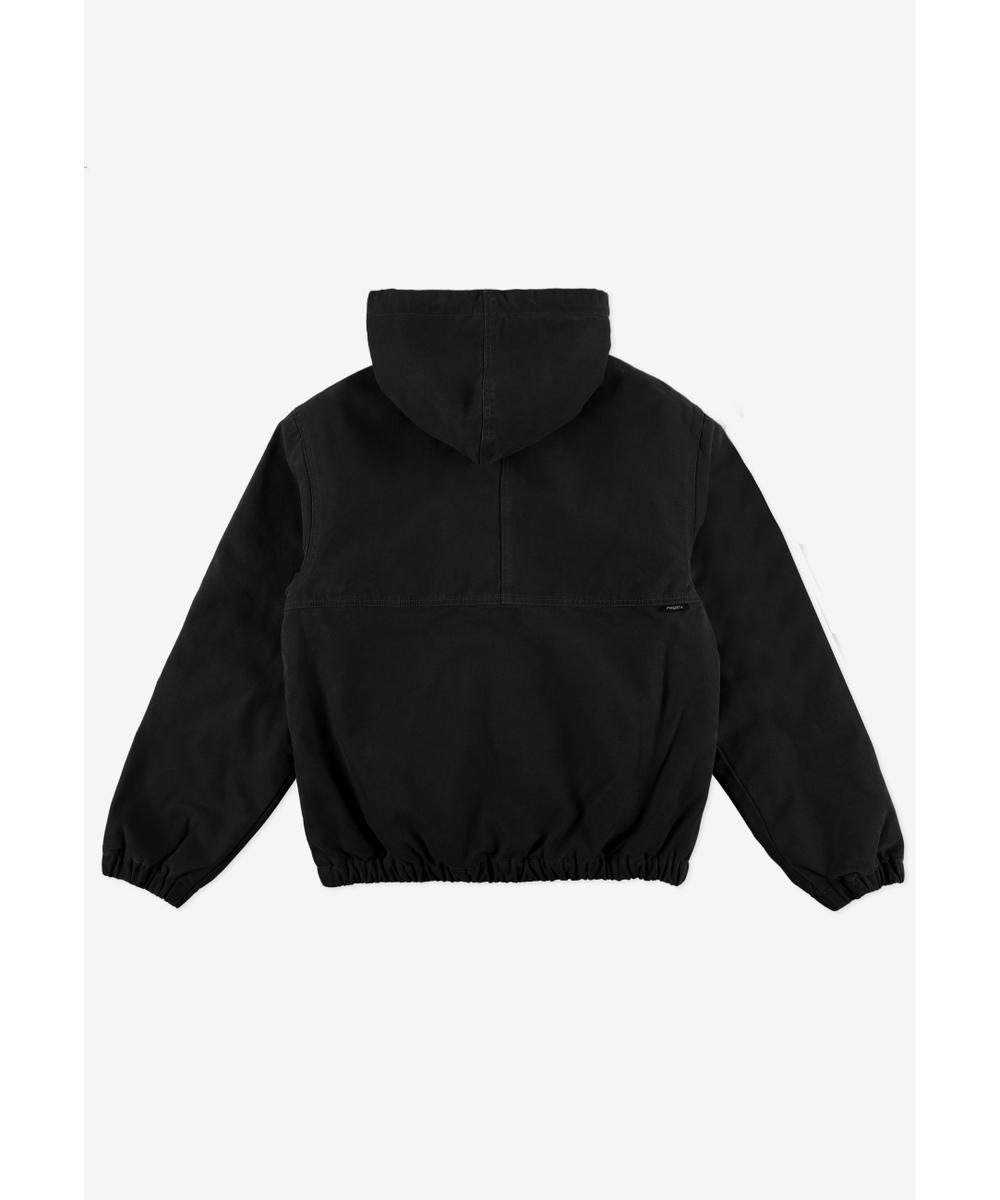 Padded kurtka z kapturem męska czarna