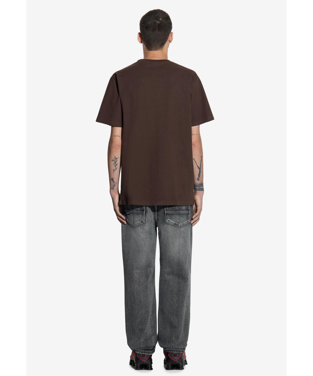 Plurt t-shirt męski ciemnobrązowy