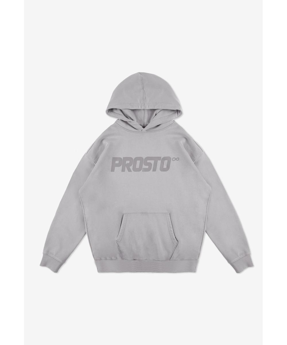 Big Log bluza męska z kapturem szara