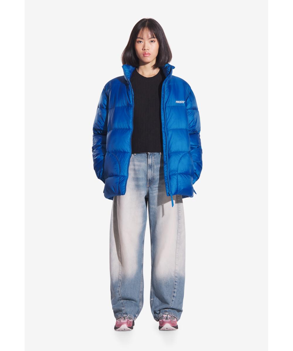 Puffer Jacket Void-9 kurtka puchowa niebieska