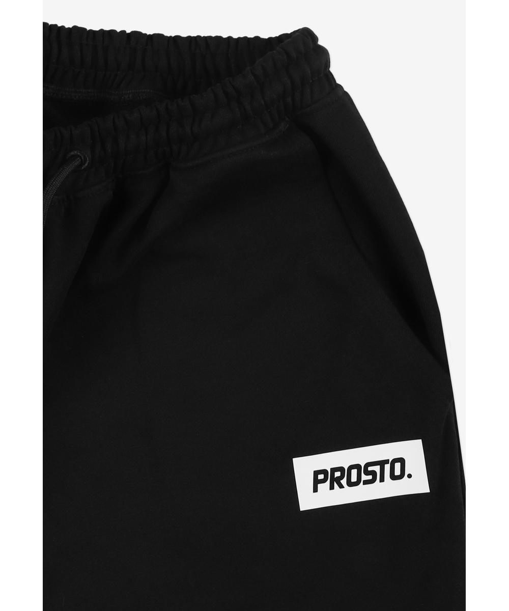 Box spodnie dresowe męskie czarne